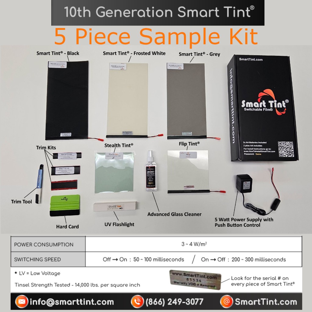 Smart Film 5-piece sample kit