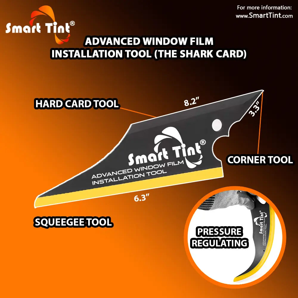 Smart Tint® "Shark Card" Professional Window Tint Installation Tool